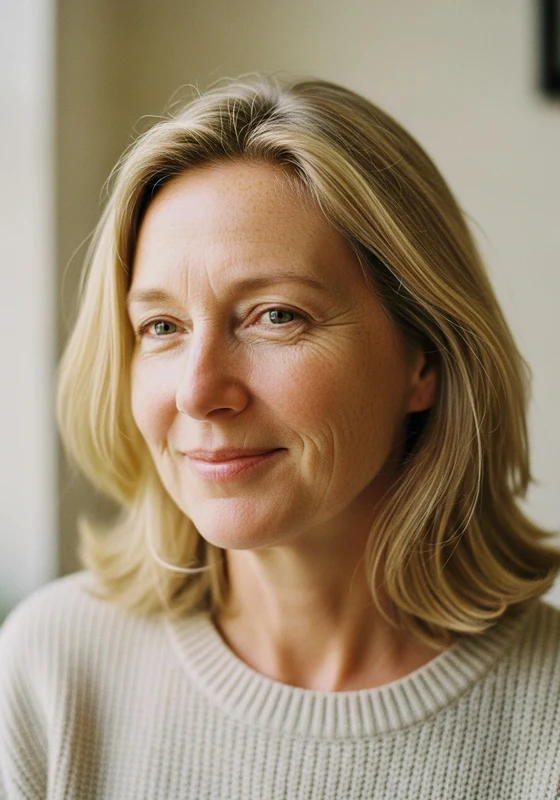 Woman in natural light
